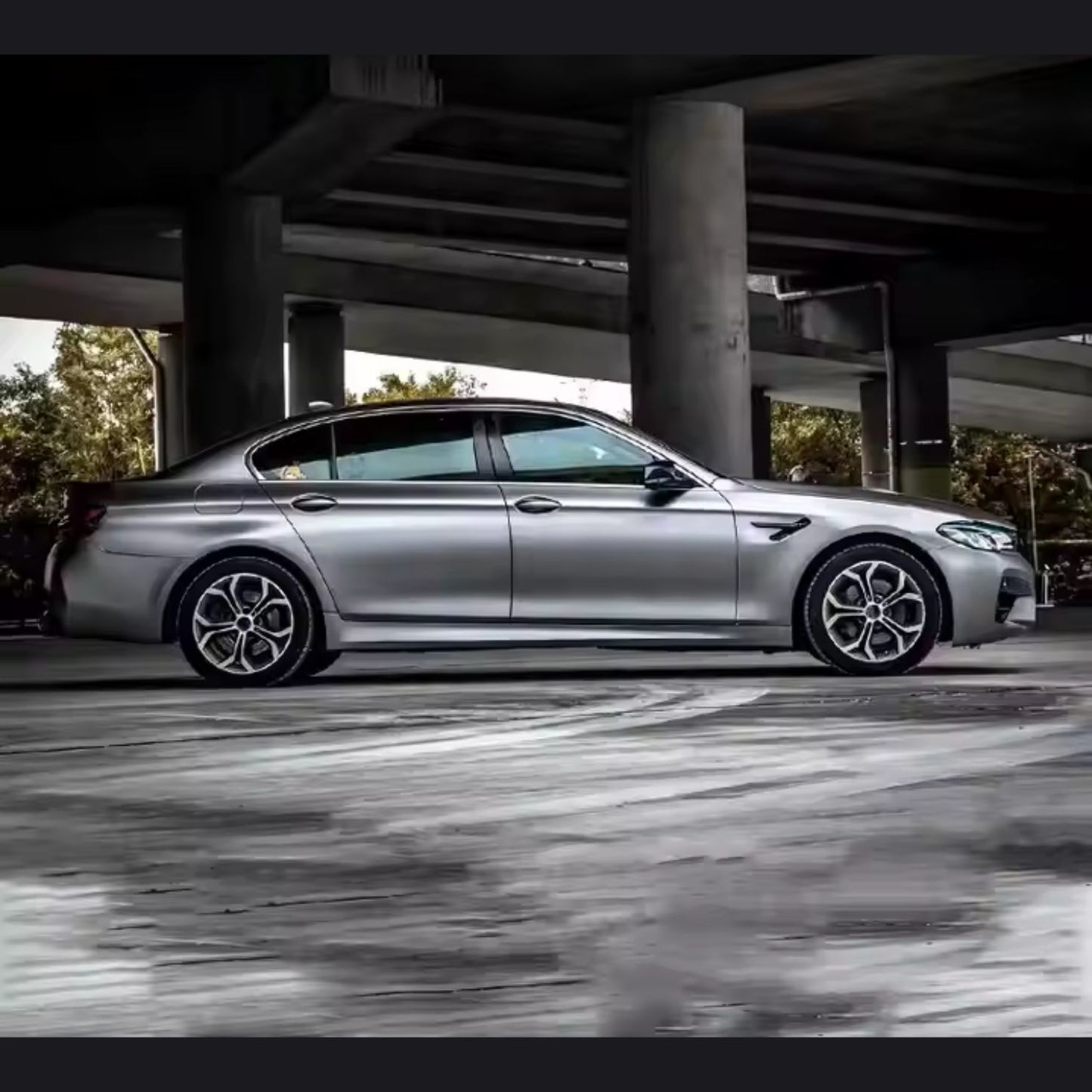 2021 M5 G30 LCI Bodykit Front Bumper Rear Bumper Diffuser Side Skirt Hood for BMW 5 Series F10