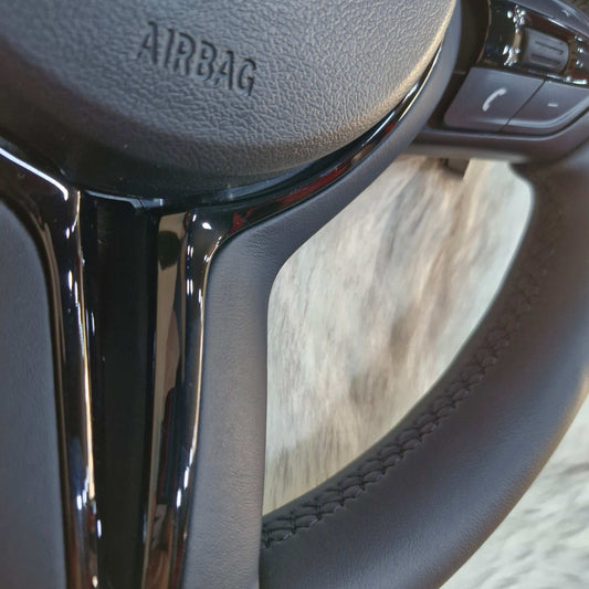 Black M Sport Steering Wheel For BMW F Series bottom right side