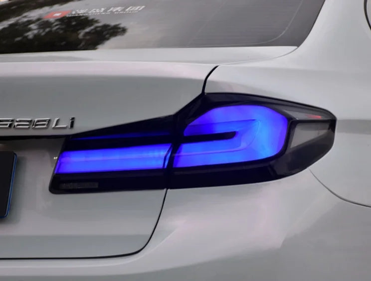 Auto parts G30 G38 For BMW 5 Series New High Quality Hot sale taillights Smoked Blue Light