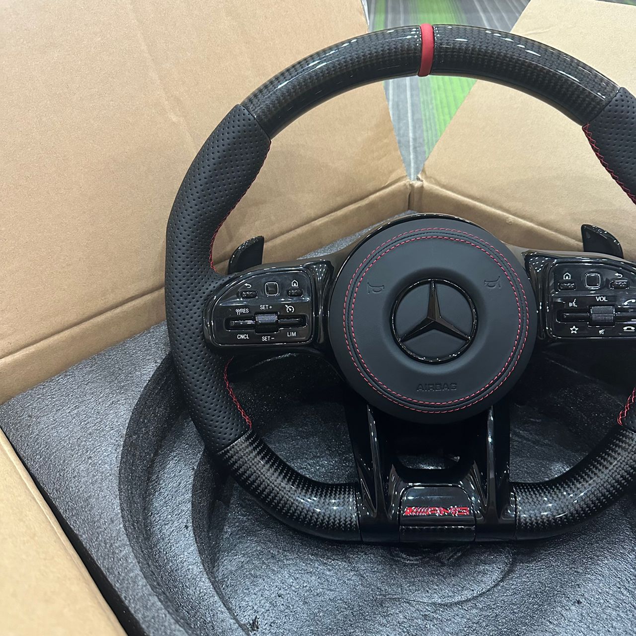 Auto Steering Wheel For Mercedes-Benz E300 W204 W205 W211 W212 W213 W218 A C E G GLE S Class Old Upgrade New Steering Wheel