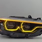 Fari adattivi a LED Angel gialli per BMW F32 F36 M3 M4