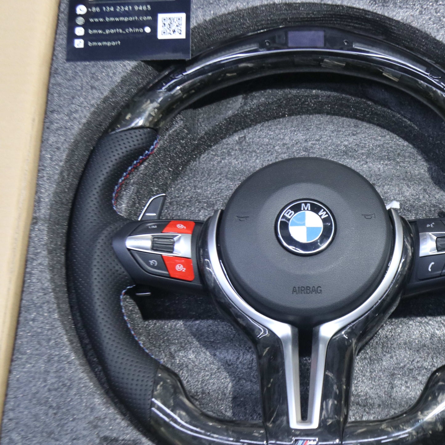 Customized  Forged Steering Wheels For BMW F Series left side