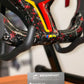 Forged Red Carbon Steering Wheel with Led For BMW F Series bottom side