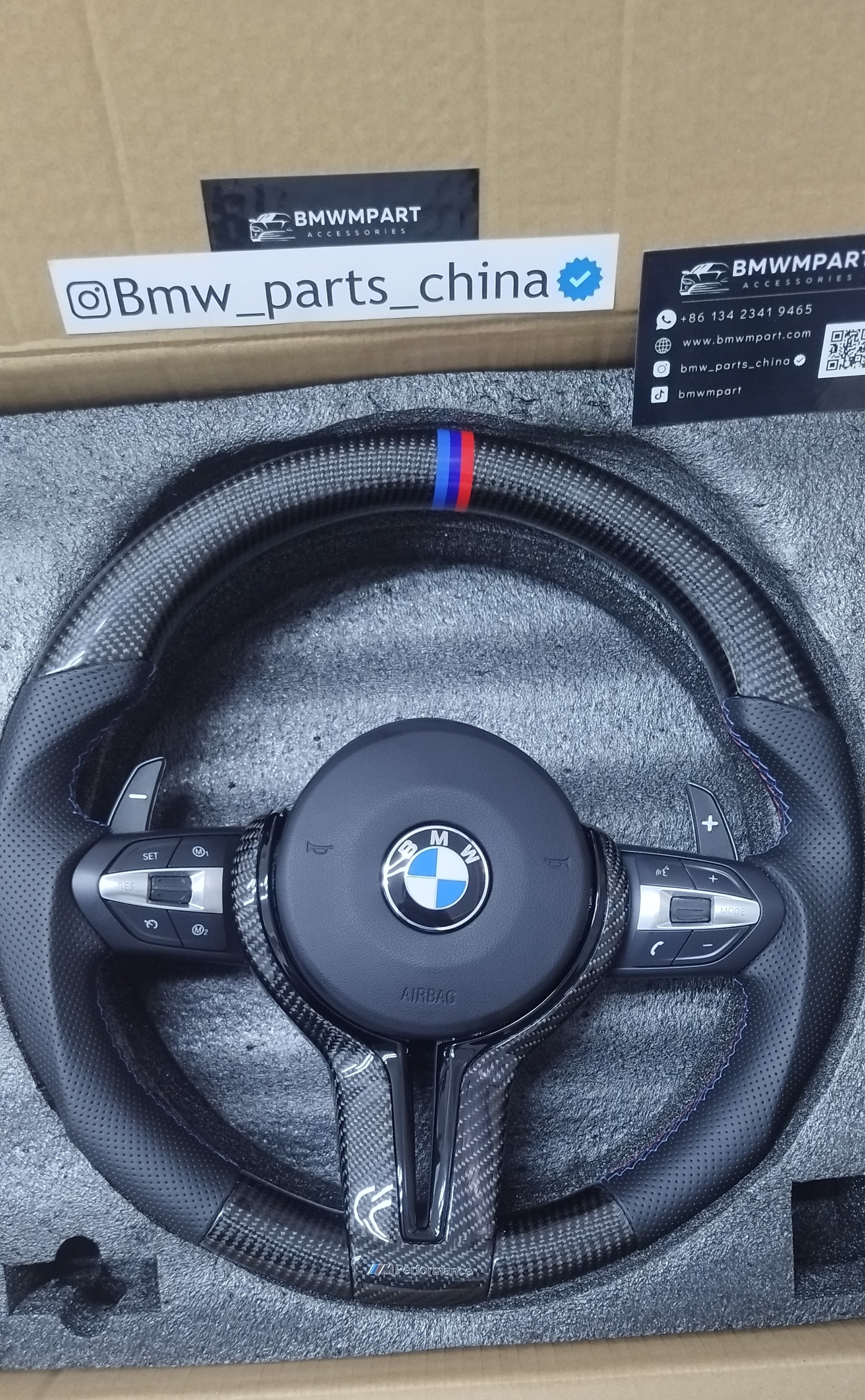 M Performance Carbon Steering wheel for Bmw F Series