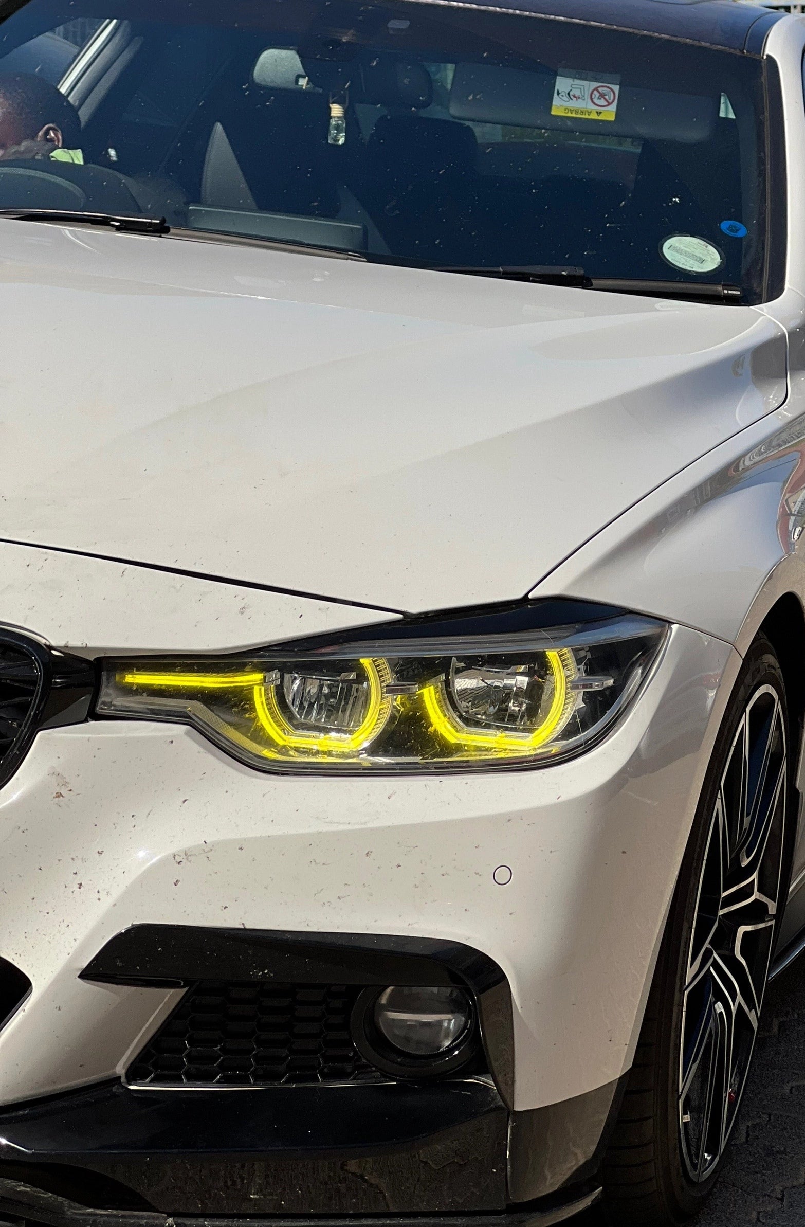 Yellow Angel Eyes DRL LED For BMW 3 Series F30 F31 LED Headlight