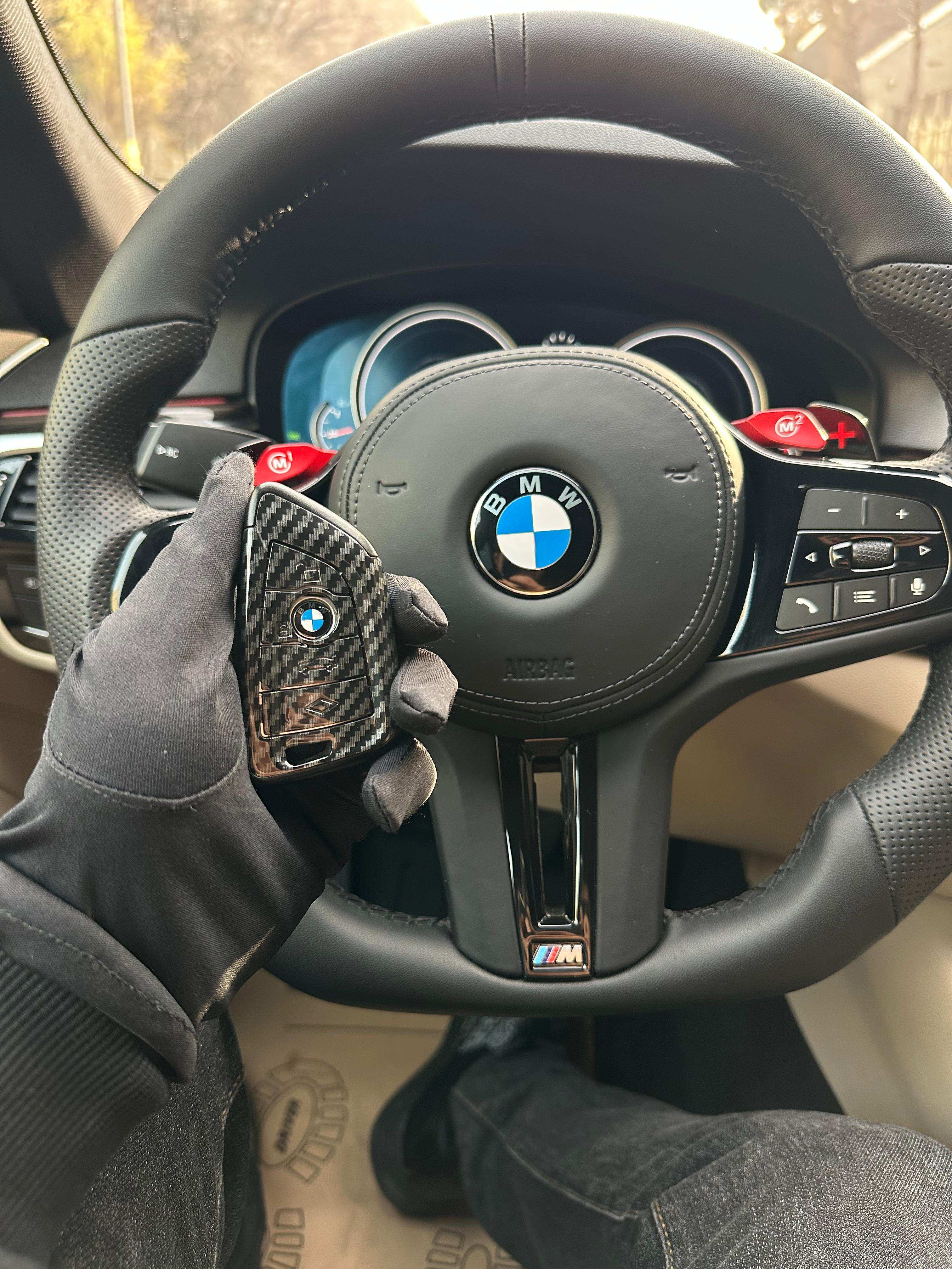 Carbon fiber Look Key Cover