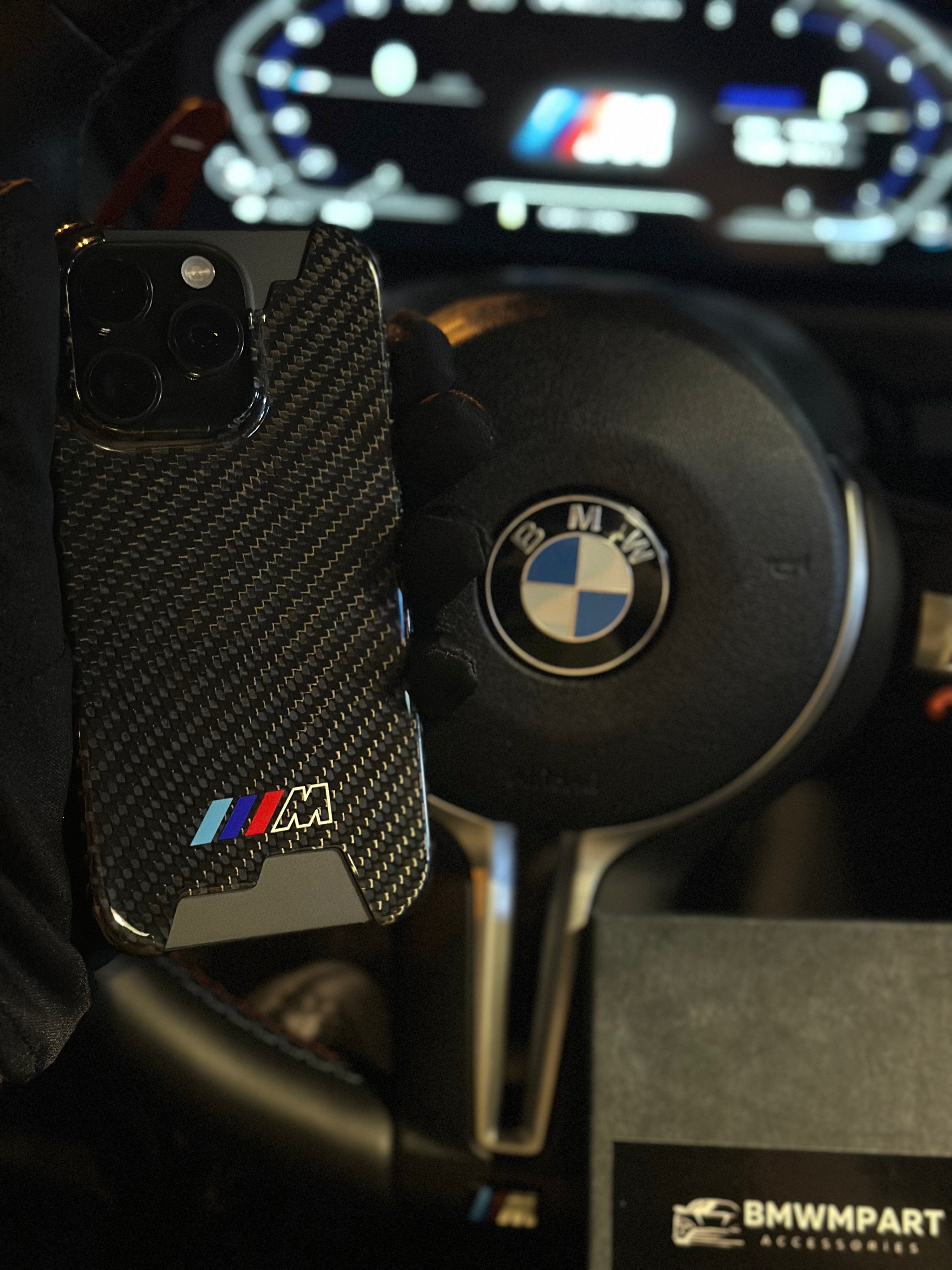 BMW Real Carbon Fiber Case For iPhone Models