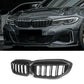 suitable for BMW 20-22 years 3 Series China Grid modification Bright Black Night G20 carbon pattern G28 electroplated star lighted grille