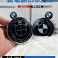 BMW logo 2 series, 3 series, 5 series x1x3x5 modification, thunder full black and white limited co-branded front and rear logos