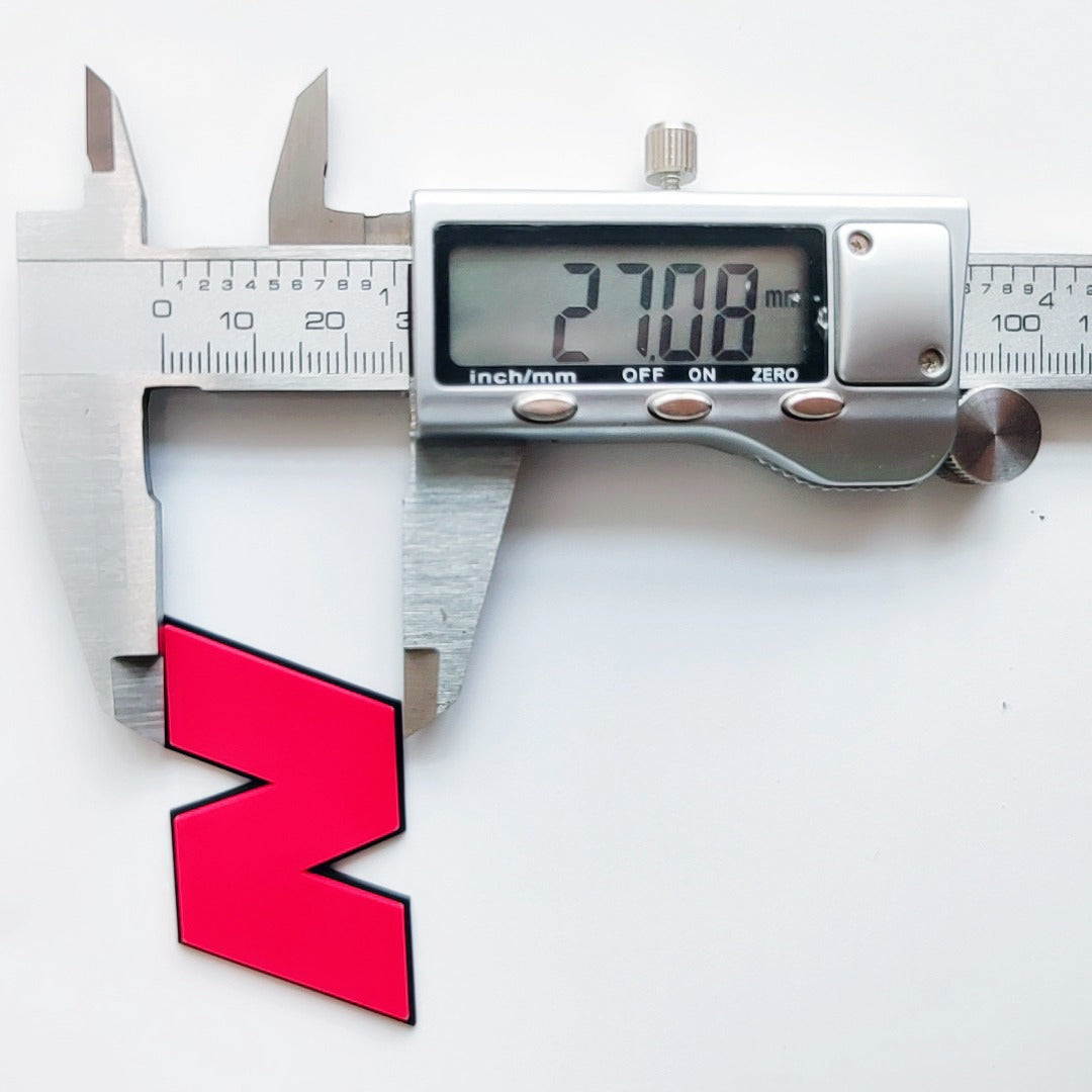 car tire letter sticker English alphanumeric three-color with black background three-dimensional pvc material 3D