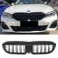suitable for BMW 20-22 years 3 Series China Grid modification Bright Black Night G20 carbon pattern G28 electroplated star lighted grille