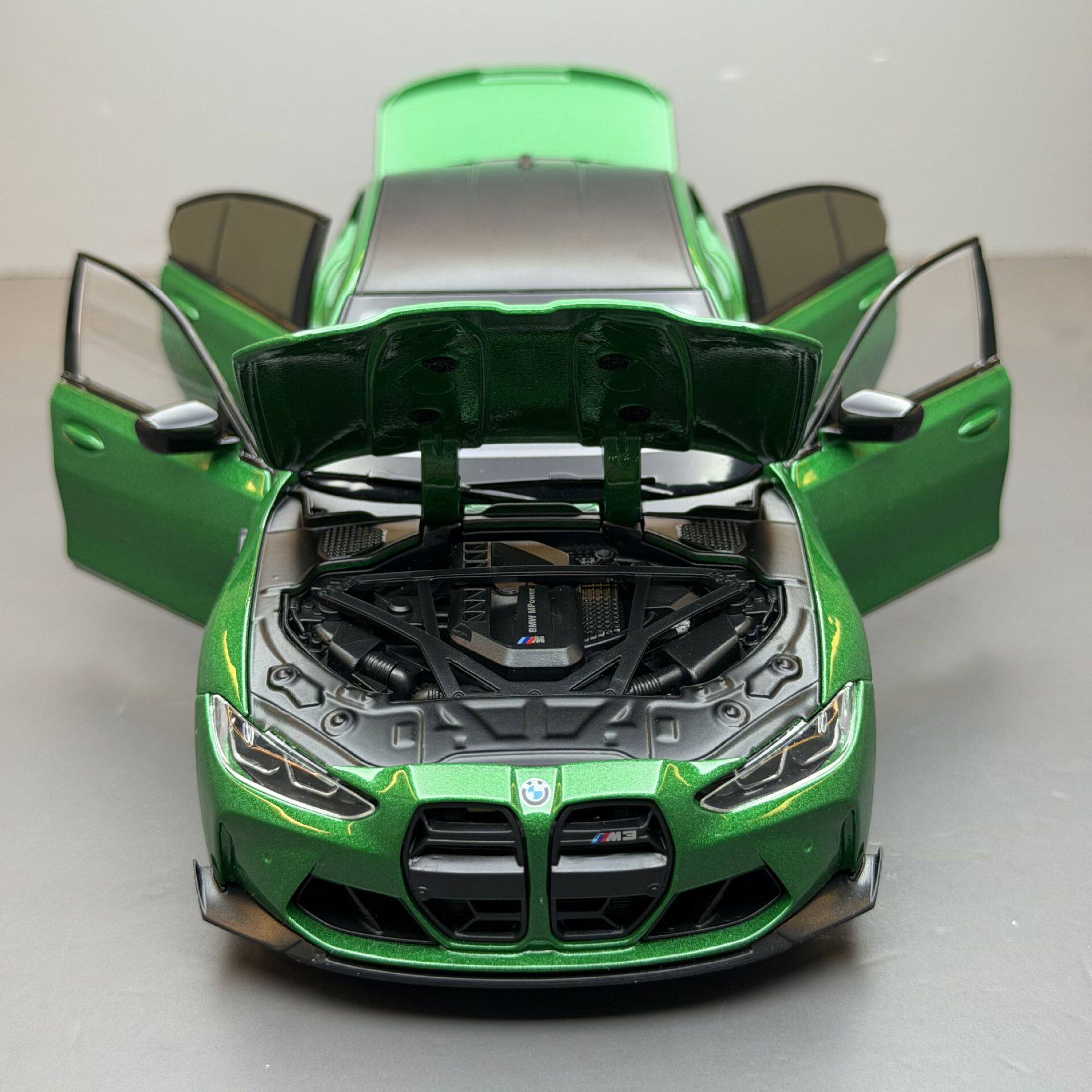 1:24 BMW M3 Alloy Diecast Sports Car Model – Custom License Plate Edition