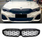 suitable for BMW 20-22 years 3 Series China Grid modification Bright Black Night G20 carbon pattern G28 electroplated star lighted grille