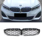 suitable for BMW 20-22 years 3 Series China Grid modification Bright Black Night G20 carbon pattern G28 electroplated star lighted grille