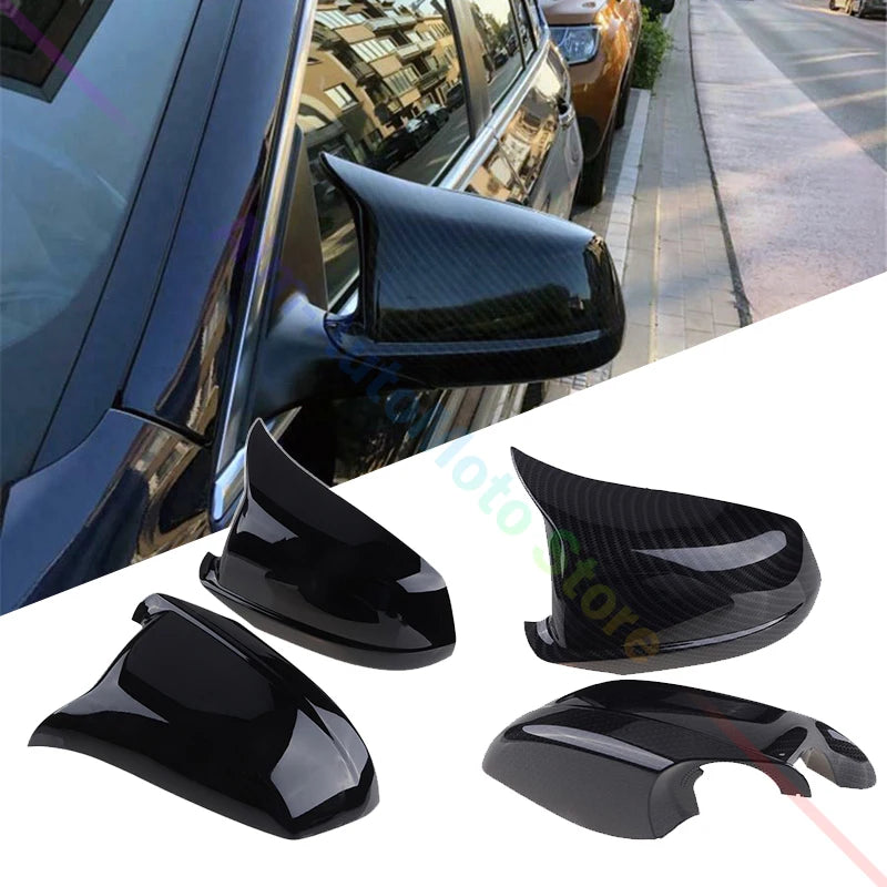 Rhyming Rearview Mirror Cap Side Mirror Cover M Performance Car Accessories Fit For BMW 5 Series F10 F11 F18 Pre-LCI 2010-2013