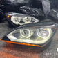 Accessori per auto Faro anteriore per BMW Serie 3 F30 F35 13-15 Gruppo ottico Angel Eye LED modificato Luce di marcia diurna