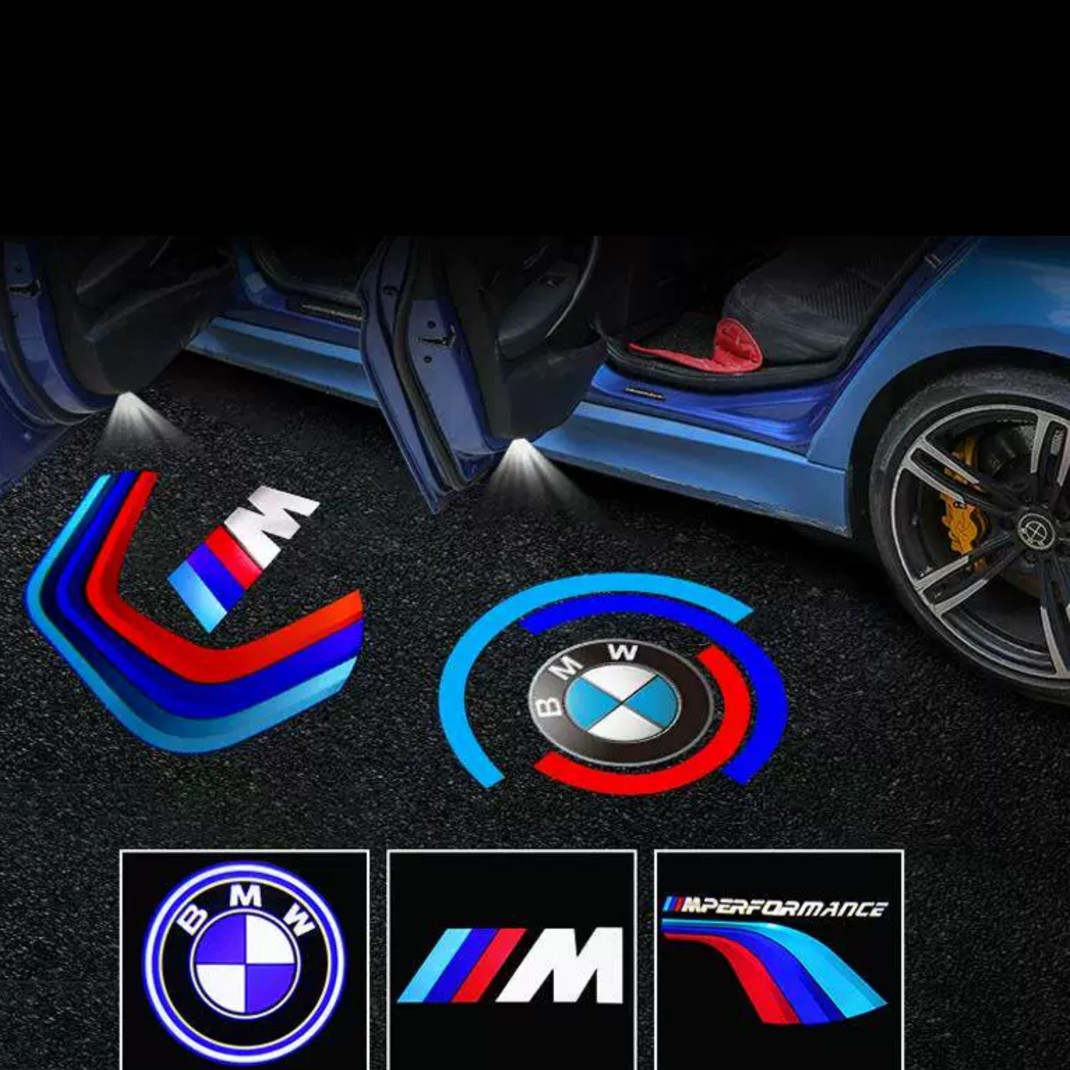 Applicable to BMW welcome lights  door projector lights modified floor decorative lights