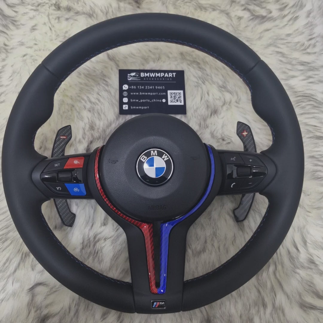 Blue,Red Trim M Sport Steering Wheel For BMW F Series