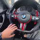 Carbon Fiber Red Trim with Led Steering Wheel for BMW F Series