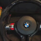 Carbon Fiber  with Led Steering wheel M1 M2 Red Buttons For BMW F Series