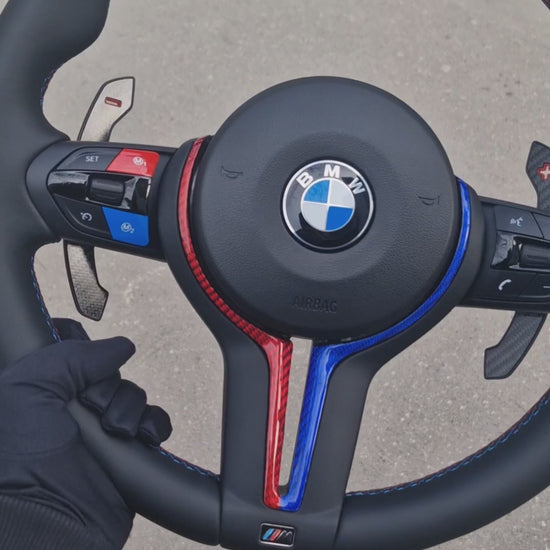 Blue,Red Trim M Sport Steering Wheel For BMW F Series on hand