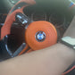 For BMW F10 F30 and F Series Fit Orange Leather Car Steering Wheel Carbon Fiber Steering Wheel

