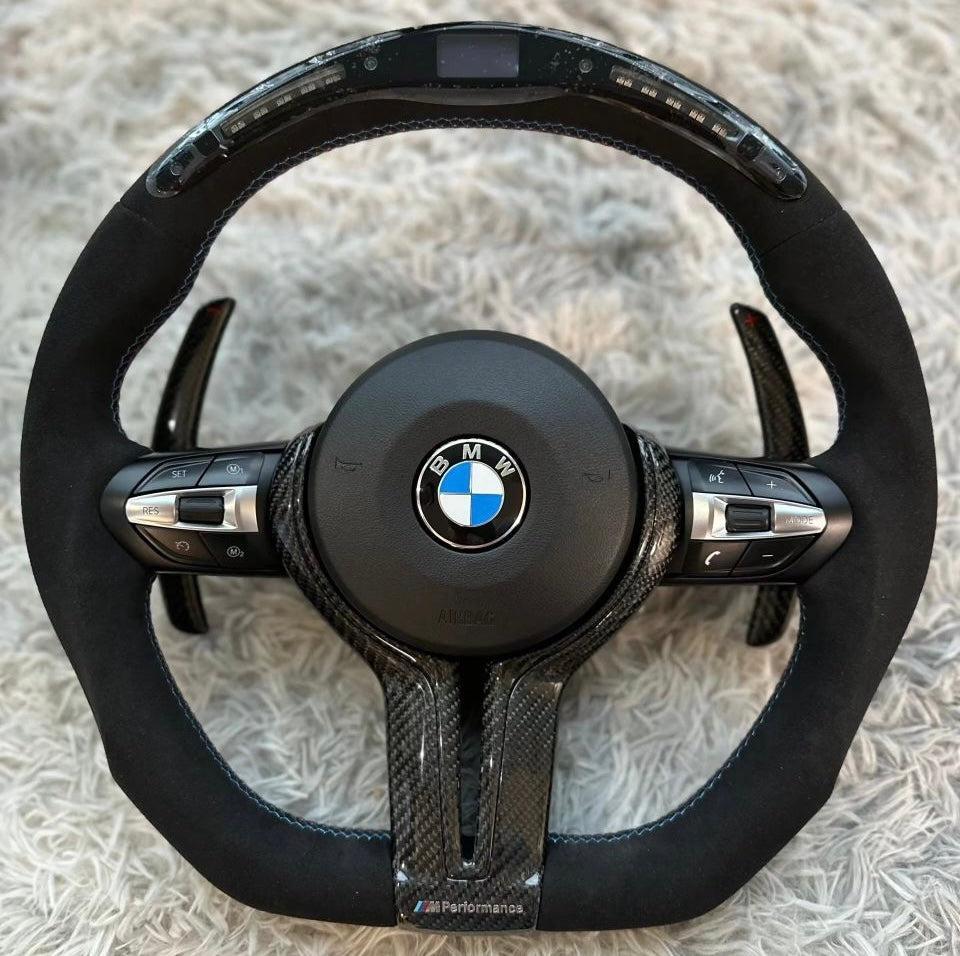 Full Alcantara with Led Steering Wheel for BMW F Series