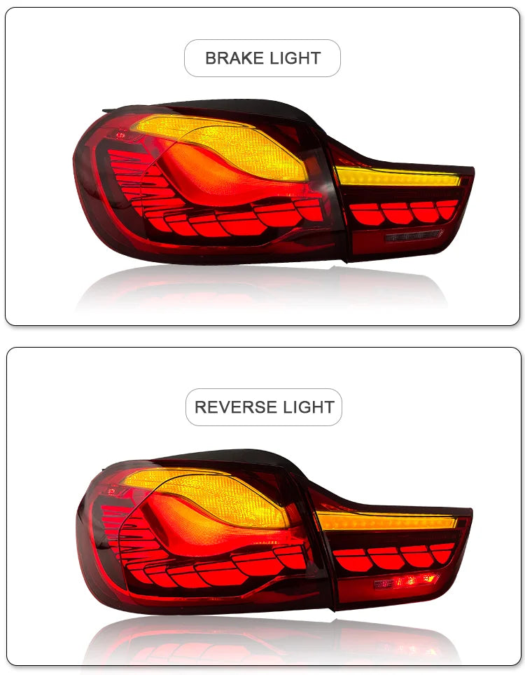 Tail Lamp Assembly for F32 F82 LED Tail light 2012-2019 M4 425i 430i 440i Rear Lamp Red color